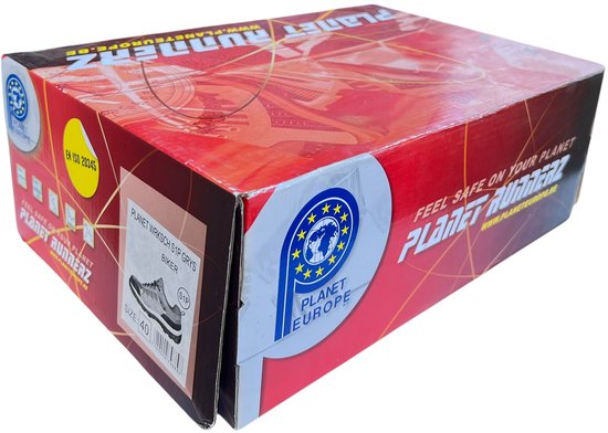 Planet Europe Runnerz Werkschoenen S1P Grijs Biker Maat 40 - afbeelding 6