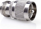 Nedis Satelliet- en Antenne-Adapter - PL259 Male - N-Female - Vernikkeld - 75 Ohm - Recht - Metaal - Zilver - 10 Stuks - Envelop - afbeelding 4