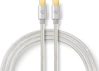USB voor Synchroniseren, Opladen en AV-Ondersteuning | Verguld | USB C™ Male naar USB C™ Male | Voor Aansluiten van Smartphones en Mobiele Apparaten - afbeelding 16