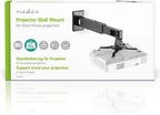 Nedis Projectorbeugel - Draai- en Kantelbaar - 15 kg - Draaibaar - Kantelbaar - Staal - Zwart - afbeelding 7
