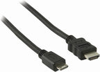 Nedis High Speed ​​HDMI-Kabel met Ethernet - HDMI Connector - HDMI Mini-Connector - 4K@30Hz - 10.2 Gbps - 2.00 m - Rond - PVC - Zwart - Doos - afbeelding 6