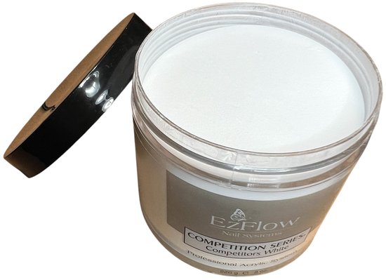 EzFlow Competitors White Acryl Poeder voor Nagels 226 gr - afbeelding 2