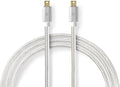 Nedis Mini DisplayPort-Kabel | DisplayPort 1.4 | Mini-DisplayPort Male | Mini-DisplayPort Male | 32.4 Gbps | Verguld | 2.00 m | Rond | Gevlochten | Zilver | Cover Window Box - afbeelding 1