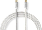 Nedis Mini DisplayPort-Kabel | DisplayPort 1.4 | Mini-DisplayPort Male | Mini-DisplayPort Male | 32.4 Gbps | Verguld | 2.00 m | Rond | Gevlochten | Zilver | Cover Window Box - afbeelding 1