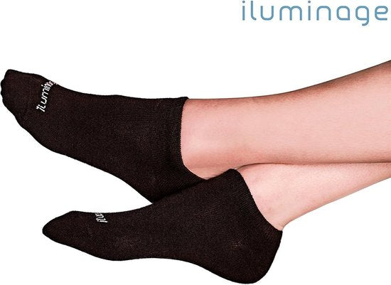 Iluminage - Skin rejuvenating sock - Huidverjongende sokken met anti-aging kopertechnologie - Maat M/ L - afbeelding 4
