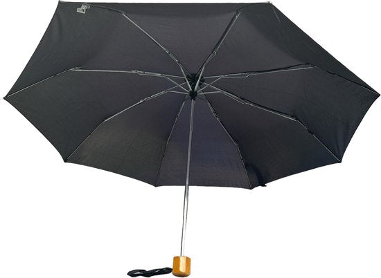 Paraplu Luxe – opvouwbaar - automatisch uitklapbaar - windproof - zwart - afbeelding 1