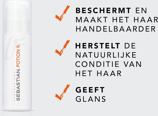 Sebastian Professional Potion 9 Leave-In Styling Treatment - 50 ml - Voor Alle Haartypen - afbeelding 3