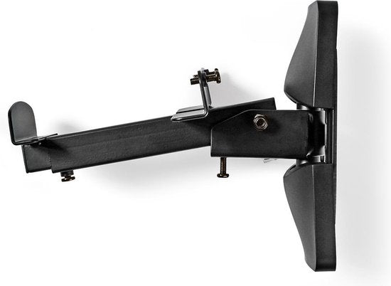 Speakerbeugel - Geschikt voor: Universeel - Plafond / Wand - 20 kg - Full Motion - Draaibaar - Staal - Zwart - afbeelding 3