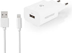 Nedis Oplader - 12 W - 1x 2.4 A - Outputs: 1 - USB-A - Lightning 8-Pins (Los) Kabel - 1.00 m - Single Voltage Output - Wit - afbeelding 5
