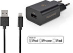 Nedis Oplader - 12 W - Snellaad functie - 1x 2.4 A - Outputs: 1 - USB-A - Lightning 8-Pins (Los) Kabel - 1.00 m - Single Voltage Output - afbeelding 9