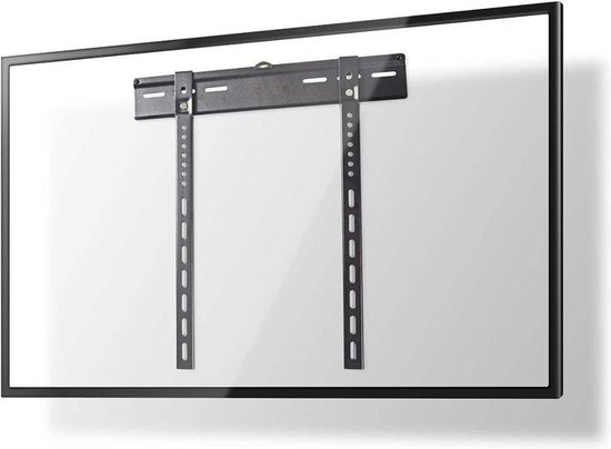 Nedis Vaste TV-Muurbeugel - 32 - 55 " - Maximaal schermgewicht: 55 kg - Minimale muurafstand: 9 mm - Staal - Zwart - afbeelding 8