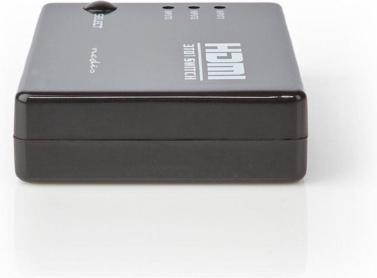 Nedis HDMI-Switch - 3 poort(en) - 3x HDMI Input - 1x HDMI Output - 1080p - 3.4 Gbps - ABS - Zwart - afbeelding 2