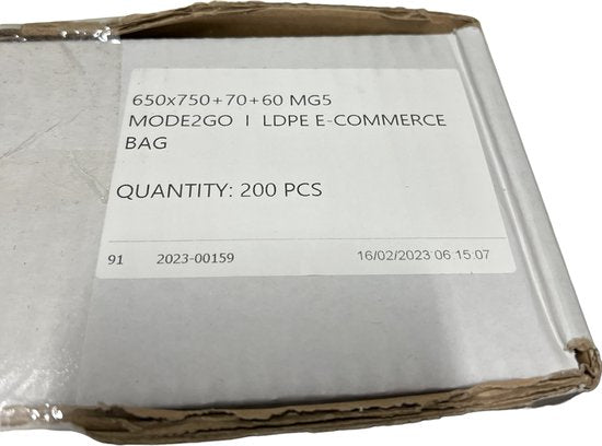 200 x Verzendzakken 650 x 750 mm met retourstrip - Ideaal voor het - afbeelding 6
