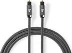 Nedis Digitale Audiokabel | TosLink Male - TosLink Male | Gun Metal Grey | Gevlochten Kabel - afbeelding 33