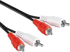 Nedis Stereo-Audiokabel - 2x RCA Male - 2x RCA Male - Vernikkeld - m - Rond - Zwart - afbeelding 38