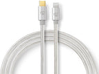 Nedis Premium 8-pins Lightning naar USB-C kabel - USB2.0 - tot 20V/3A / aluminium - meter - afbeelding 12