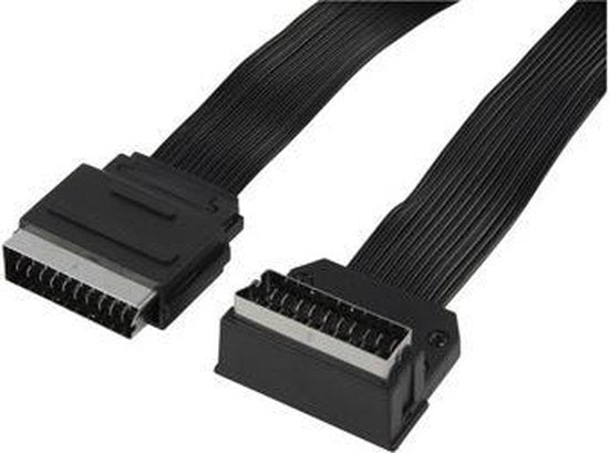 Nedis SCART-Kabel - SCART Male - SCART Male - Vernikkeld - 480p - 2.00 m - Plat - PVC - Zwart - Envelop - afbeelding 7