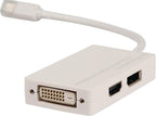 Nedis Mini DisplayPort-Kabel - DisplayPort 1.2 - Mini-DisplayPort Male - DisplayPort Female / DVI-D 24+1-Pins Female / HDMI Input - 21.6 Gbps - Vernikkeld - 0.20 m - Rond - PVC - Wit - Polybag - afbeelding 14