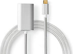 Nedis USB-C Adapter - USB 3.2 Gen 1 - USB-C Male - HDMI Output - 4K@60Hz - Power delivery - 2.00 m - Rond - Verguld - Gevlochten / Nylon - Zilver - Cover Window Box - afbeelding 3