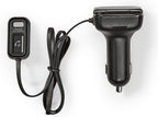 Nedis FM-Audiotransmitter voor Auto - Gefixeerd - Handsfree bellen - 0.8 " - LED-Scherm - Bluetooth - 5.0 V DC / 1.0 A / 5.0 V DC / 2.4 A - Google Assistant / Siri - Grijs / Zwart - afbeelding 4