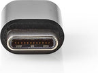 Nedis USB-C Adapter - USB 2.0 - USB-C Male - USB Micro-B Female - 480 Mbps - Rond - Vernikkeld - Zwart - Envelop - afbeelding 10