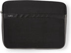 Nedis Notebookhoes - 15 - 16 " - Neopreen - Antraciet / Zwart - 22 mm - 277 mm - 380 mm - afbeelding 1