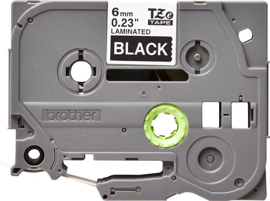 Laminated Tape Brother TZE315 Black Grey - afbeelding 5