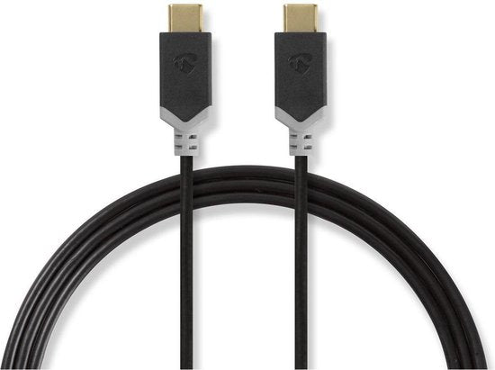 Nedis USB-C naar USB-C kabel - tot 20V/3A / zwart - 1 meter - afbeelding 15