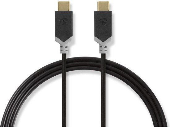 Nedis USB-C naar USB-C kabel - tot 20V/3A / zwart - 1 meter - afbeelding 7