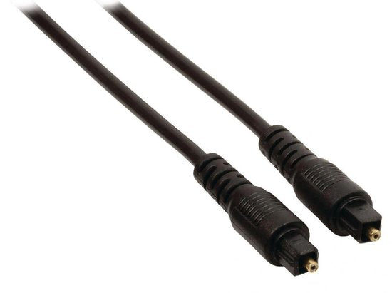 Nedis Optische Audiokabel - TosLink Male - TosLink Male - m - Rond - PVC - Zwart - afbeelding 24