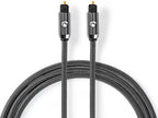 Nedis Digitale Audiokabel | TosLink Male - TosLink Male | Gun Metal Grey | Gevlochten Kabel - afbeelding 21