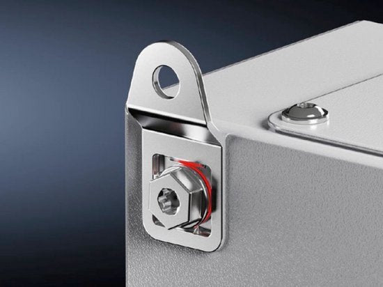 Rittal KX 1590.010 Wandhouder Plaatstaal Zilver 4 stuk(s) - afbeelding 1