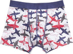 Ten Cate - Jongens - 2-Pack Boxershorts Dino Streep  - Blauw - 110/116 - afbeelding 2