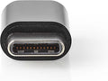 Nedis USB-C Adapter - USB 2.0 - USB-C Male - USB Micro-B Female - 480 Mbps - Rond - Vernikkeld - Zwart - Envelop - afbeelding 1