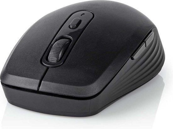 Nedis Muis - Draadloos - 800 / 1200 / 1600 dpi - Instelbare DPI - Aantal knoppen: 6 - Rechtshandig - afbeelding 9
