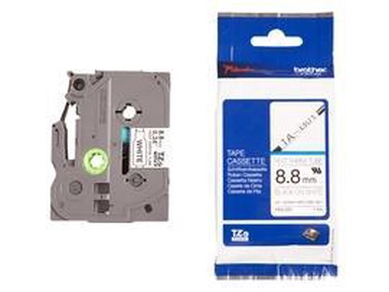 Brother HSe-221 Labeltape krimpkous Tapekleur: Wit Tekstkleur: Zwart 8.8 mm 1.5 m - afbeelding 12