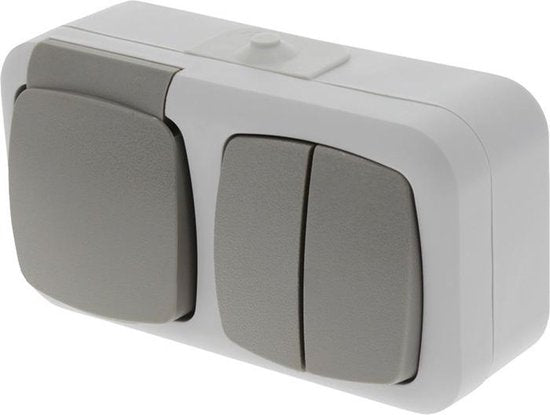 Q-Link combinatie – opbouw – serie – randaarde – grijs - afbeelding 2