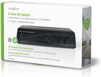 Nedis S-Video Switches - 4-Poorts poort(en) - Input: 4x Composiet-Video + S-Video - Output: 1x 3,5 mm / 1x Composiet-Video - 1024x576 - ABS - Zwart - afbeelding 7