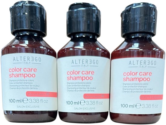 Alter Ego Color Care Shampoo 3x 100ml - afbeelding 2