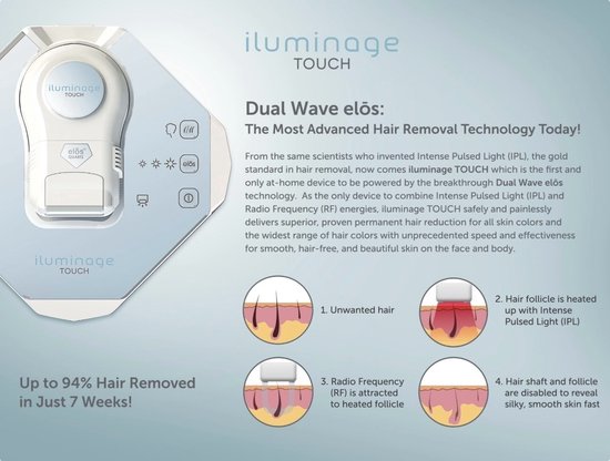 Iluminage - IPL lichtontharing nu met 5 verschillende opzetstukken. ALS BESTE GETEST !! - afbeelding 6