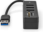 Nedis USB-Hub - USB-A Male - 3x USB A Female - 5-Poorts poort(en) - USB 3.2 Gen 1 - USB Gevoed - 5 Gbps - SD & MicroSD - afbeelding 8