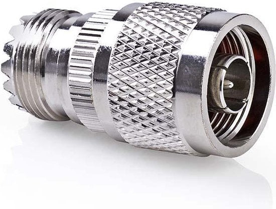 Nedis Satelliet- en Antenne-Adapter - N-Male - PL259 Female - Vernikkeld - 75 Ohm - Recht - Metaal - Zilver - 10 Stuks - Envelop - afbeelding 8