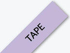Brother TZEMQF31M labelprinter-tape Zwart op paars TZe - afbeelding 5