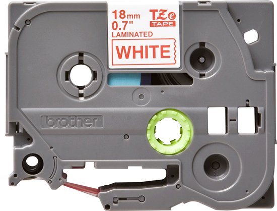 TZ-242 18mm - red on white - laminated (8m) - afbeelding 9