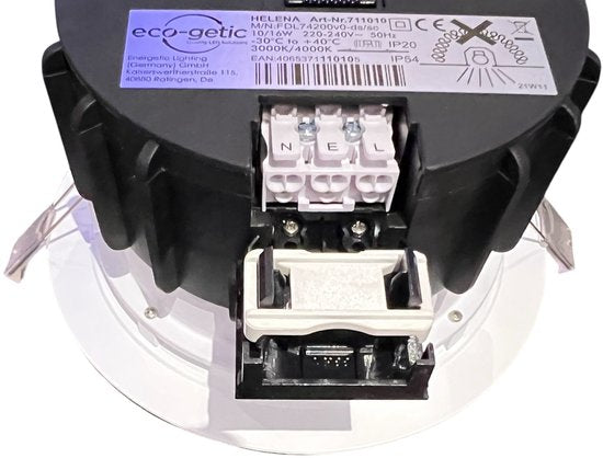 ECO-GETIC LED Downlighter zaaggat 15 cm 10 w / 16 w 3000K / 4000K - afbeelding 14