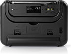 Nedis FM-Radio - Draagbaar Model - FM - Batterij Gevoed / Netvoeding - Analoog - 2.4 W - Zwart-Wit Scherm - Koptelefoonoutput - IP20 - Handvat - Grijs / Zwart - afbeelding 3