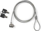 Nedis Notebook-Slot - Type vergrendeling: Sleutel - 1.80 m - Metaal - afbeelding 1