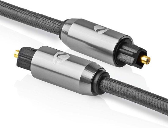Nedis Digitale Audiokabel | TosLink Male - TosLink Male | Gun Metal Grey | Gevlochten Kabel - afbeelding 31