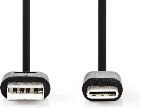 USB-Kabel - USB 2.0 - USB-A Male - USB-C Male - W - 480 Mbps - Vernikkeld - m - Rond - PVC - afbeelding 44