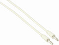 Nedis Stereo-Audiokabel - 3,5 mm Male - 3,5 mm Male - Vernikkeld - 3.00 m - Rond - Wit - Polybag - afbeelding 1
